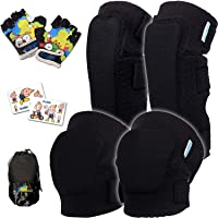 Los mejores  - Simply Kids Protecciones Patines Niña I Suaves Coderas y Rodilleras Niño con Guantes Bici I Protecciones Skate de…